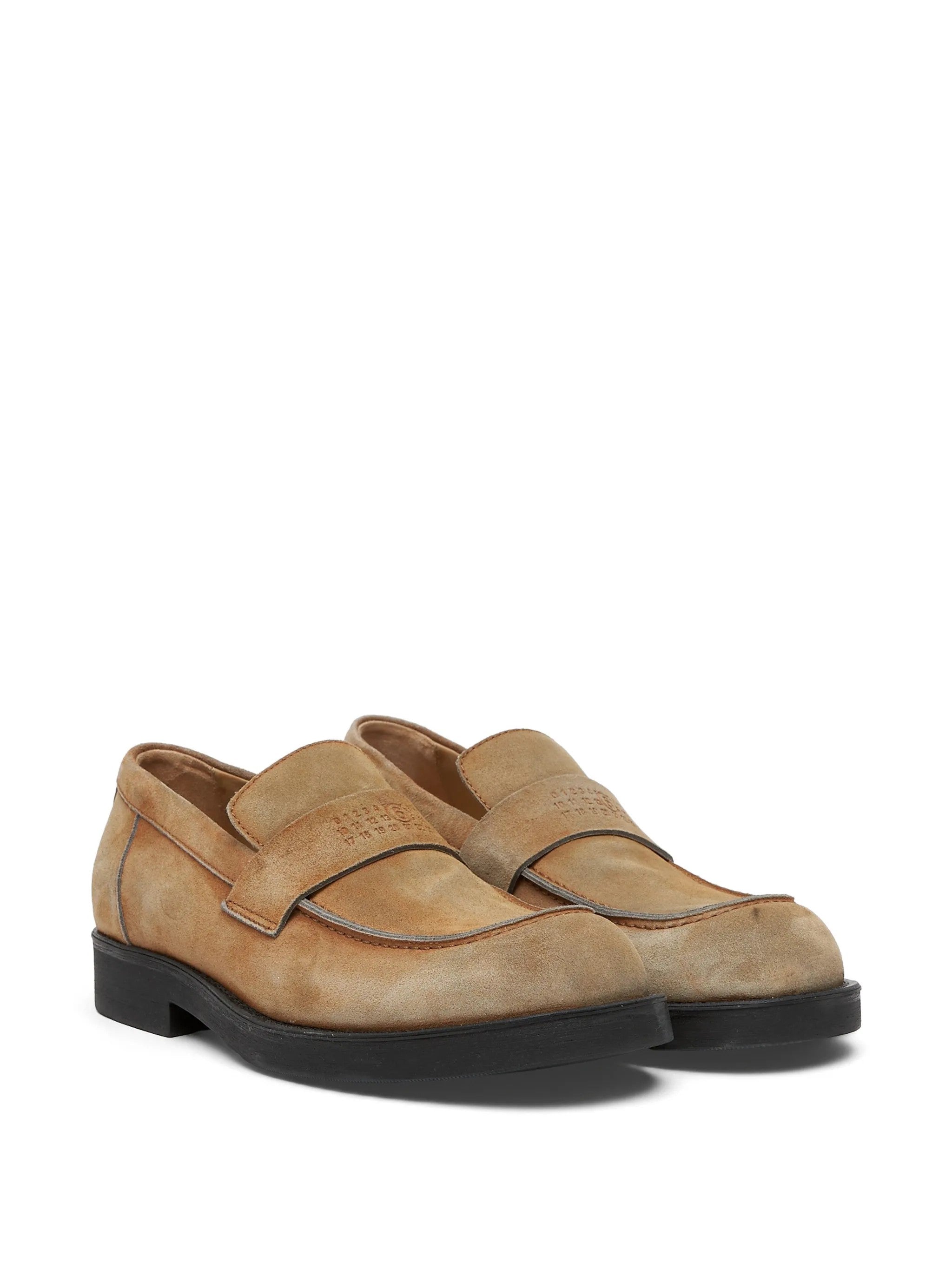 Mm6 Maison Margiela MOCASSINI Marrone