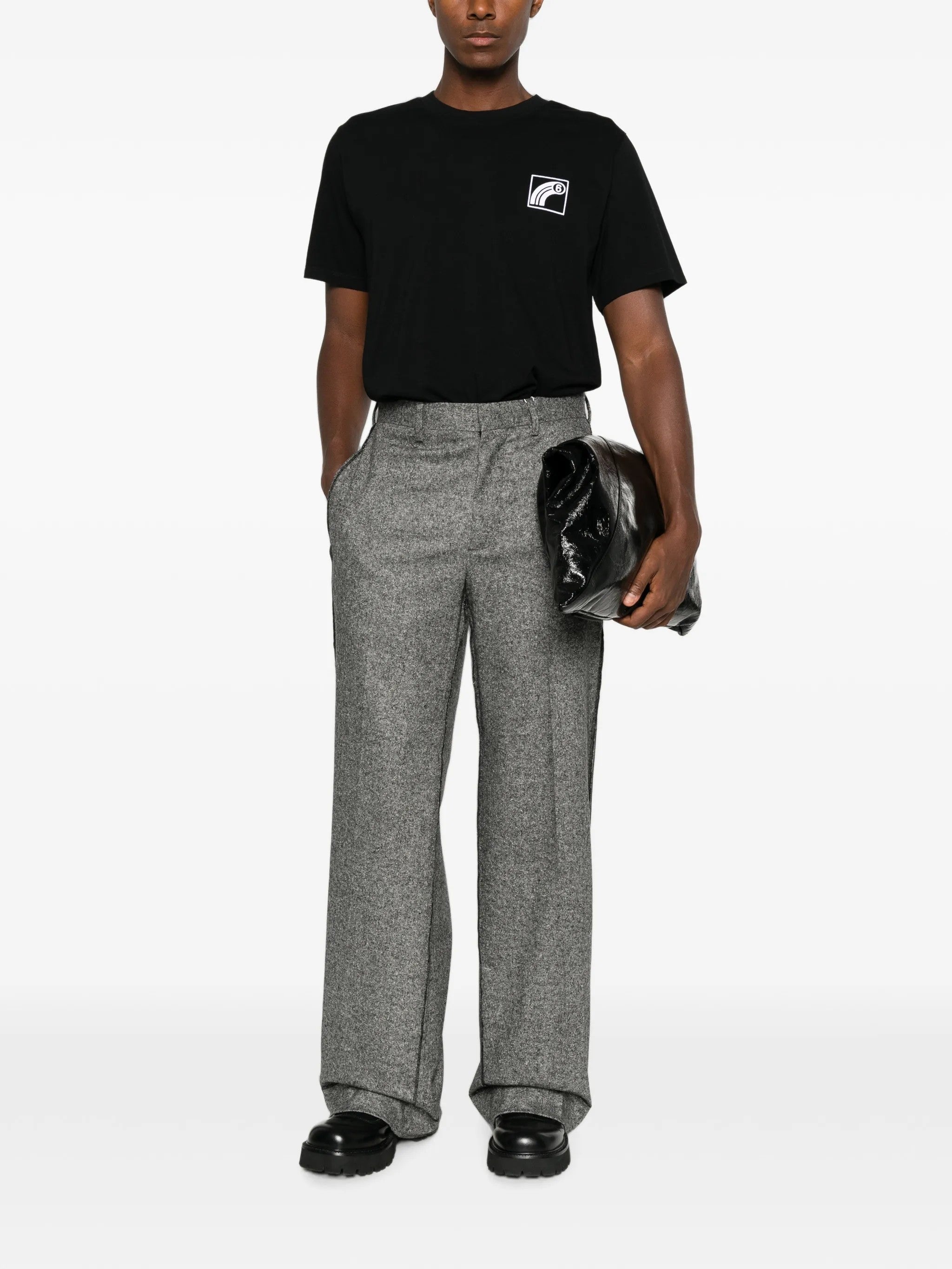 Mm6 Maison Margiela PANTALONI Grigio