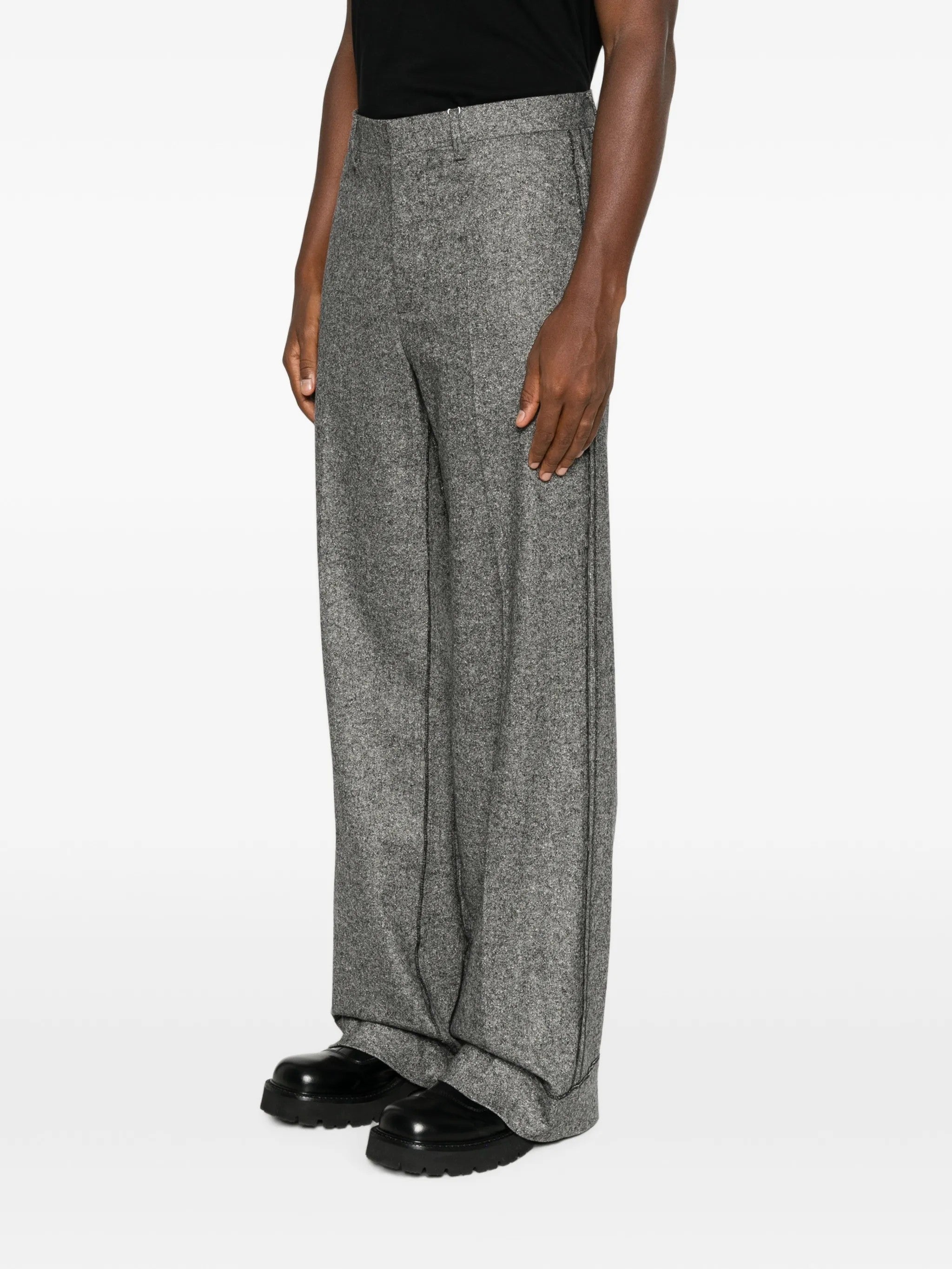 Mm6 Maison Margiela PANTALONI Grigio