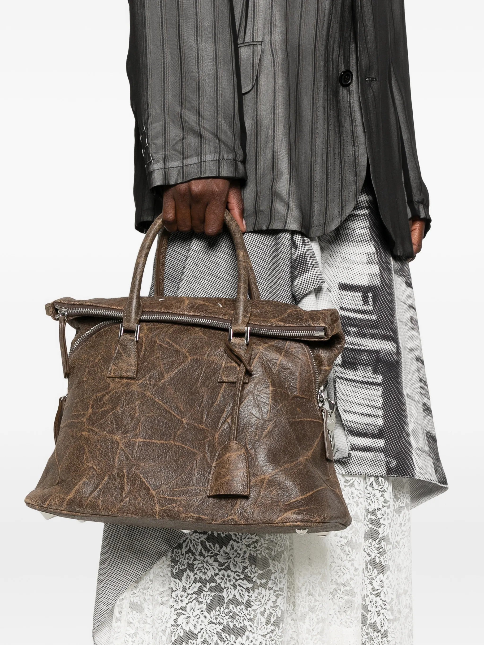 Maison Margiela BORSE A MANO Marrone