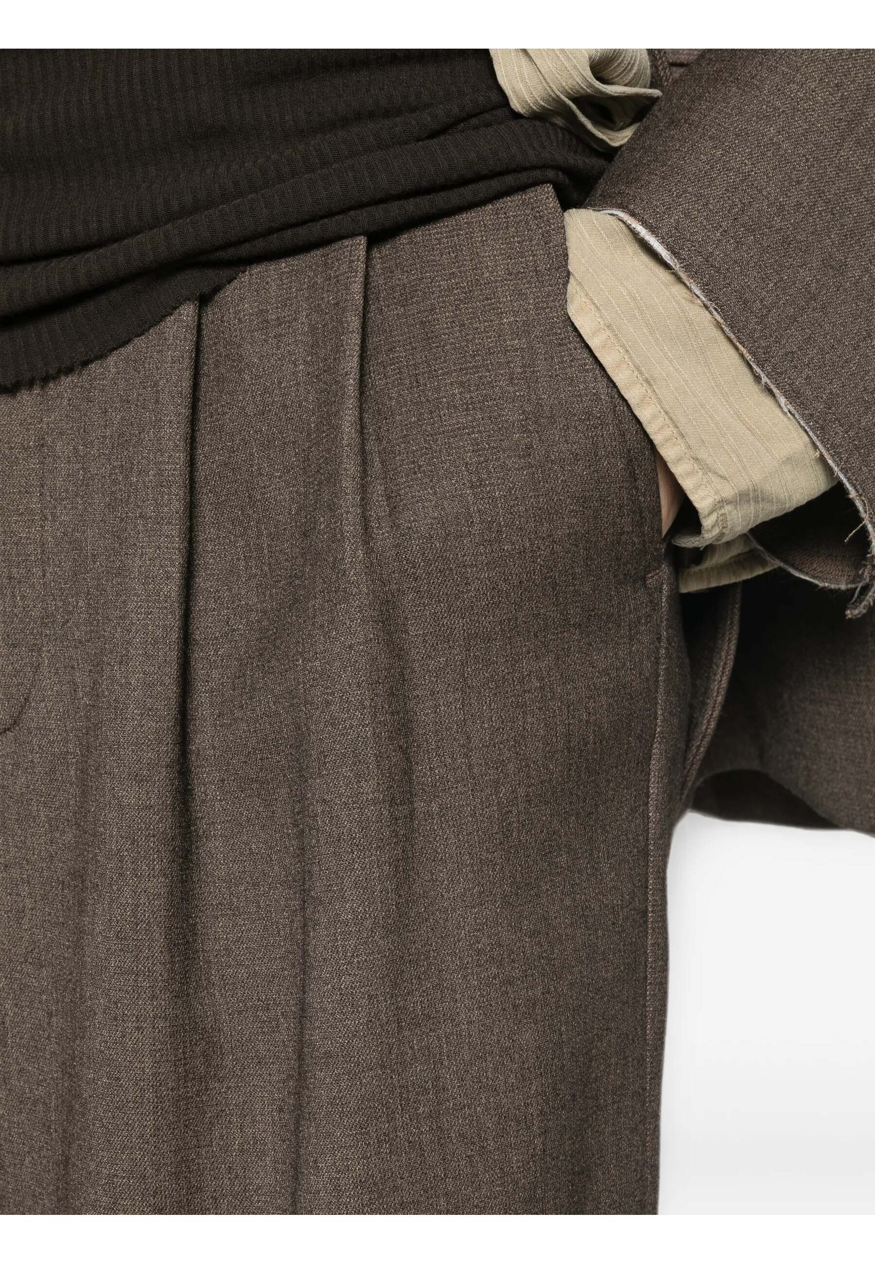 Eleh PANTALONI Marrone