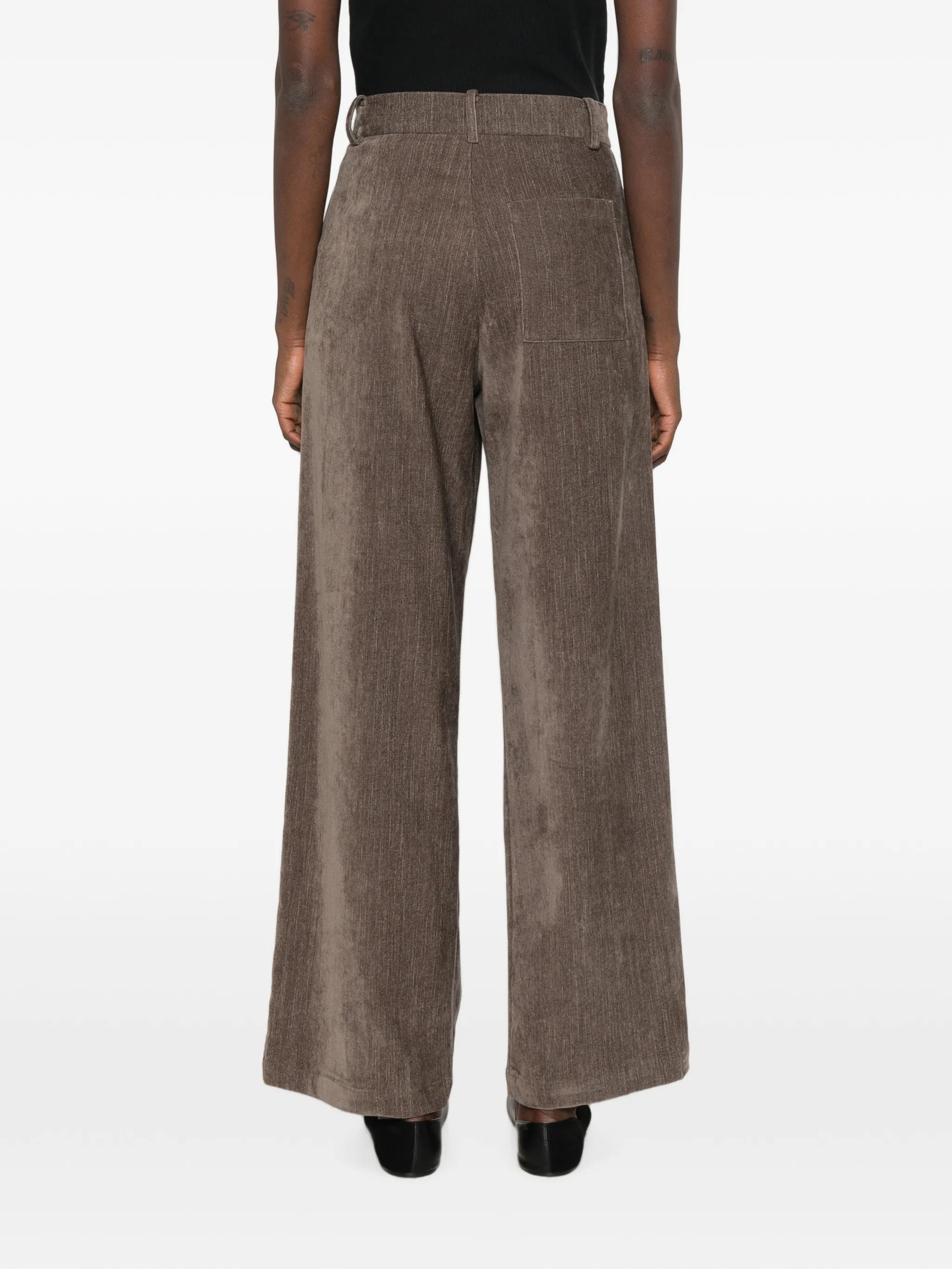 Eleh PANTALONI Marrone