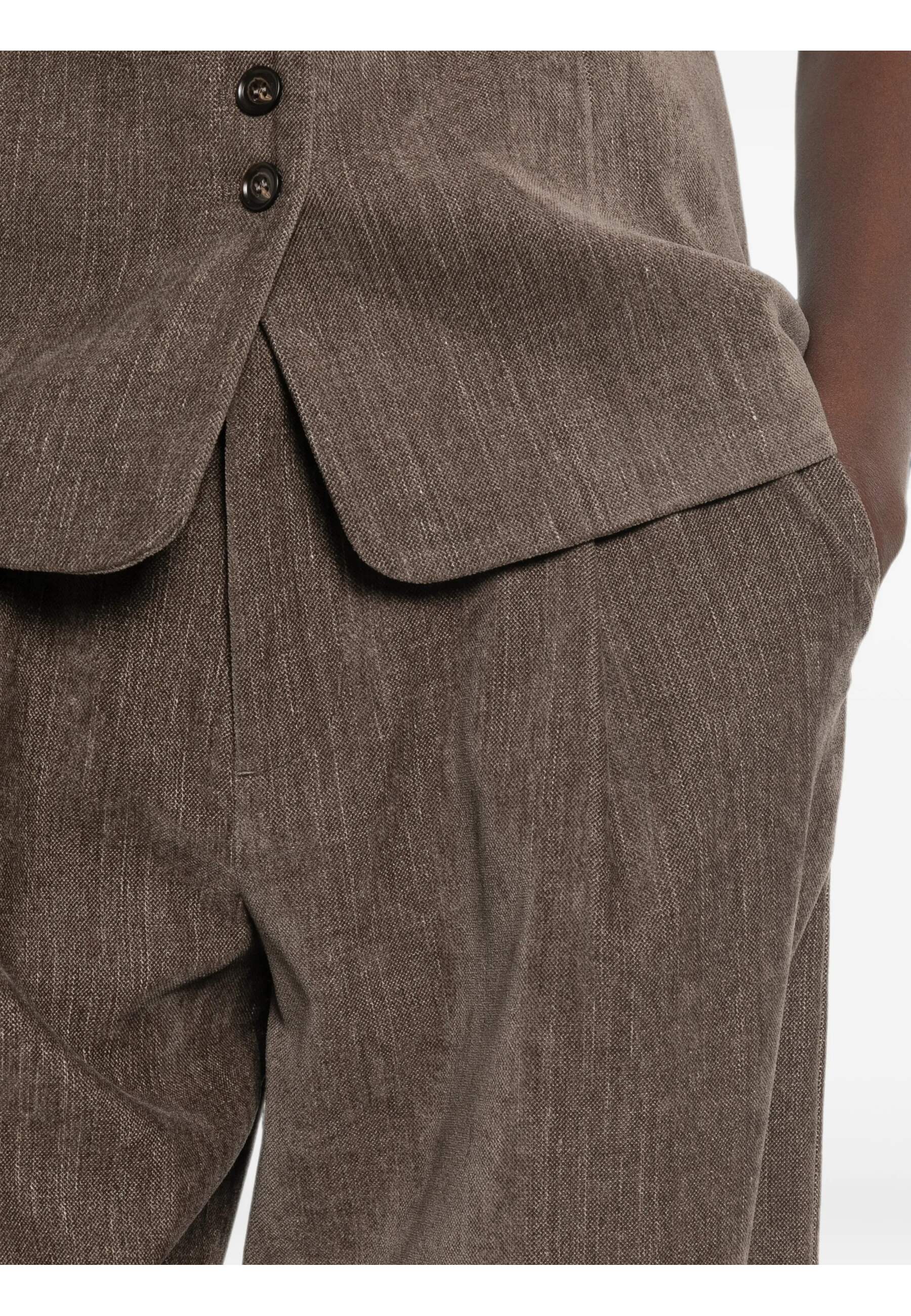 Eleh PANTALONI Marrone