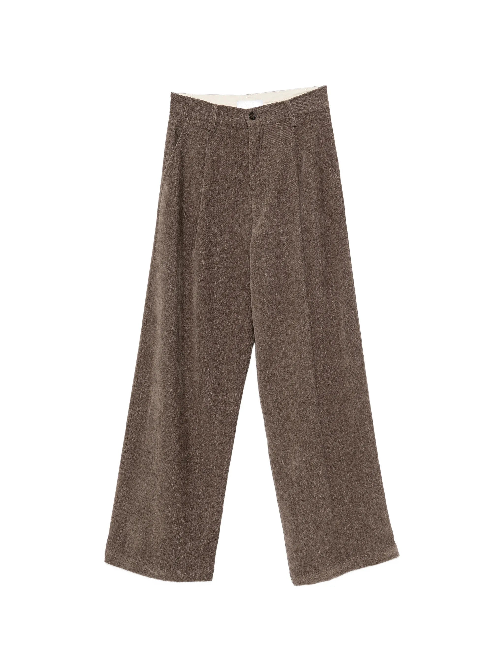 Eleh PANTALONI Marrone