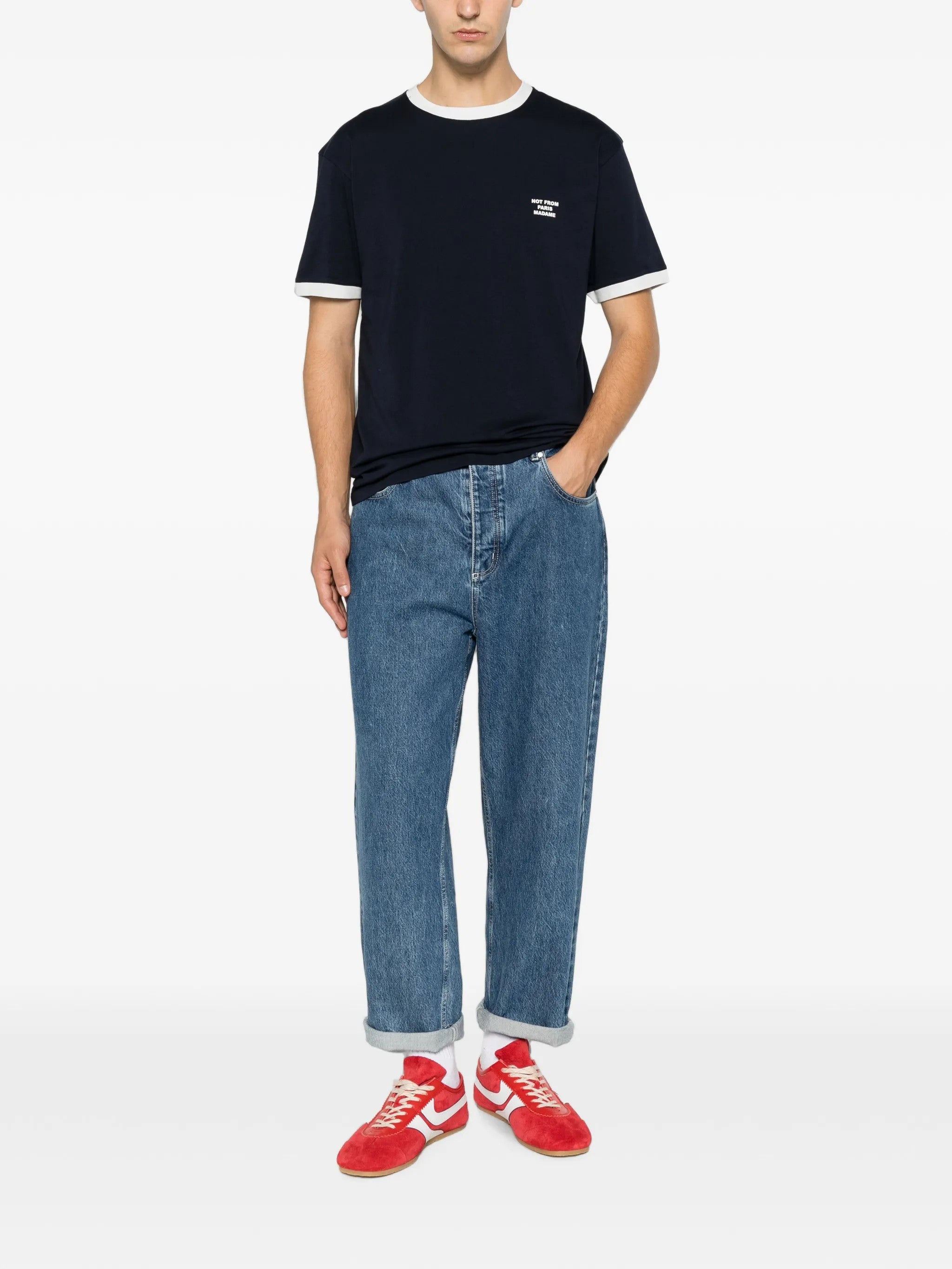 Drole De Monsieur T-SHIRT Blu