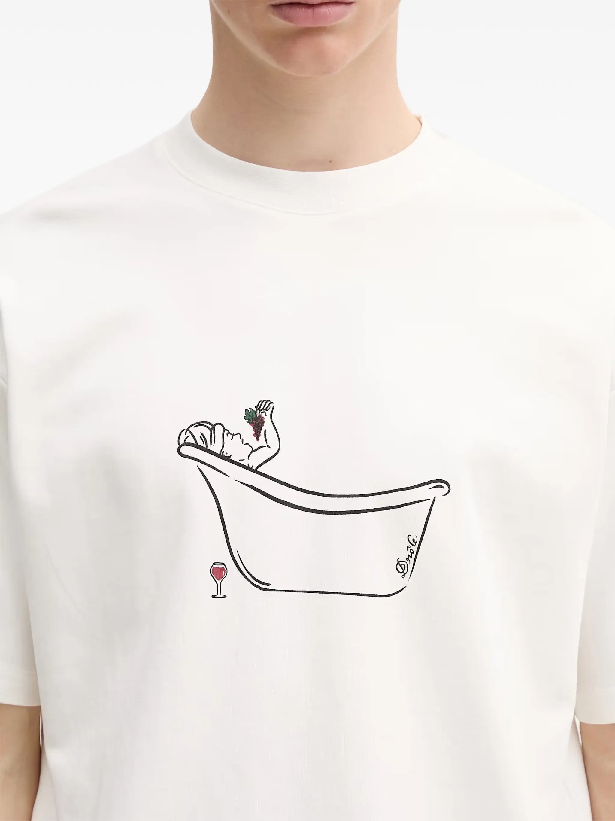 Drole De Monsieur T-SHIRT Bianco