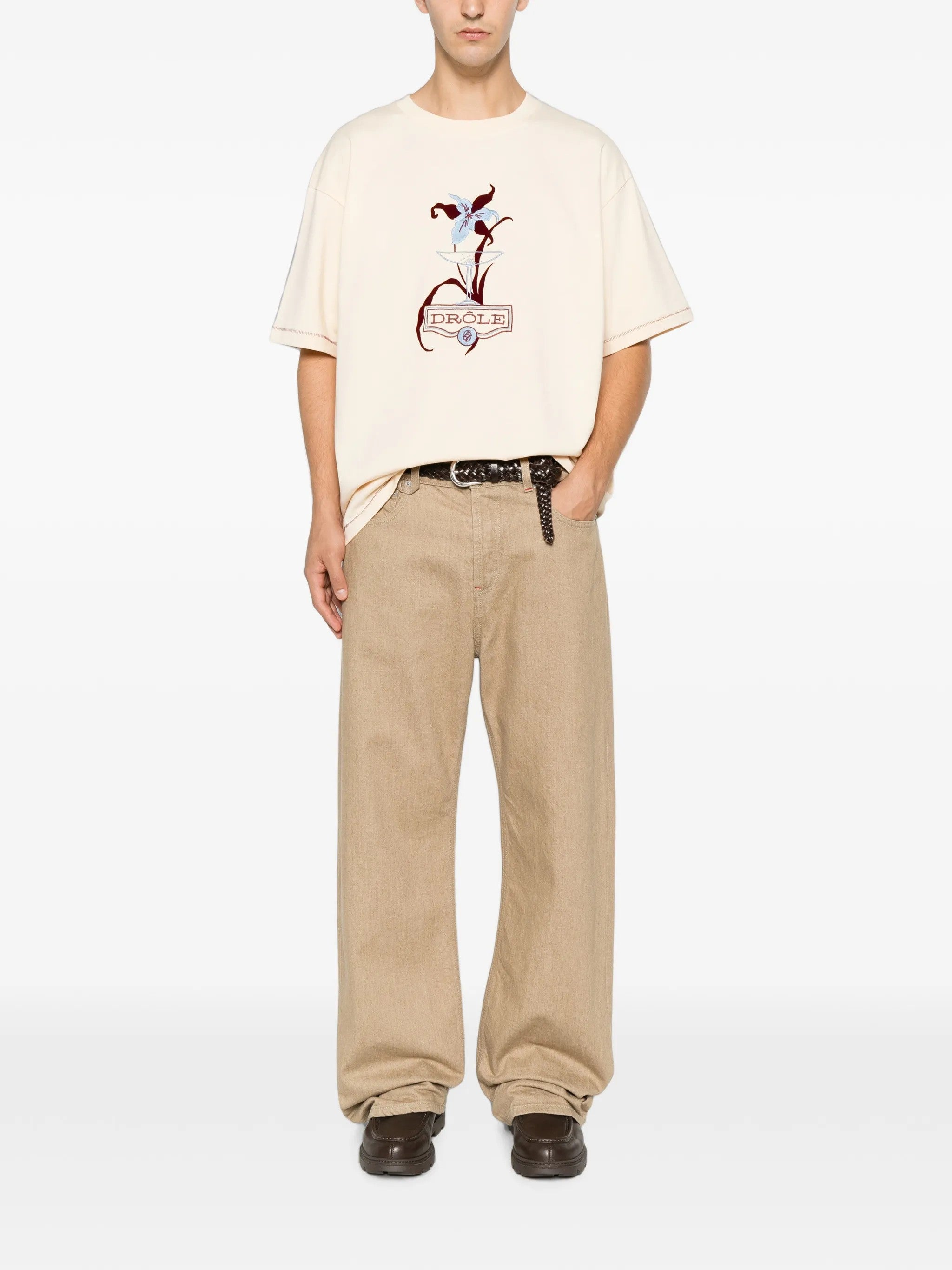 Drole De Monsieur T-SHIRT Beige