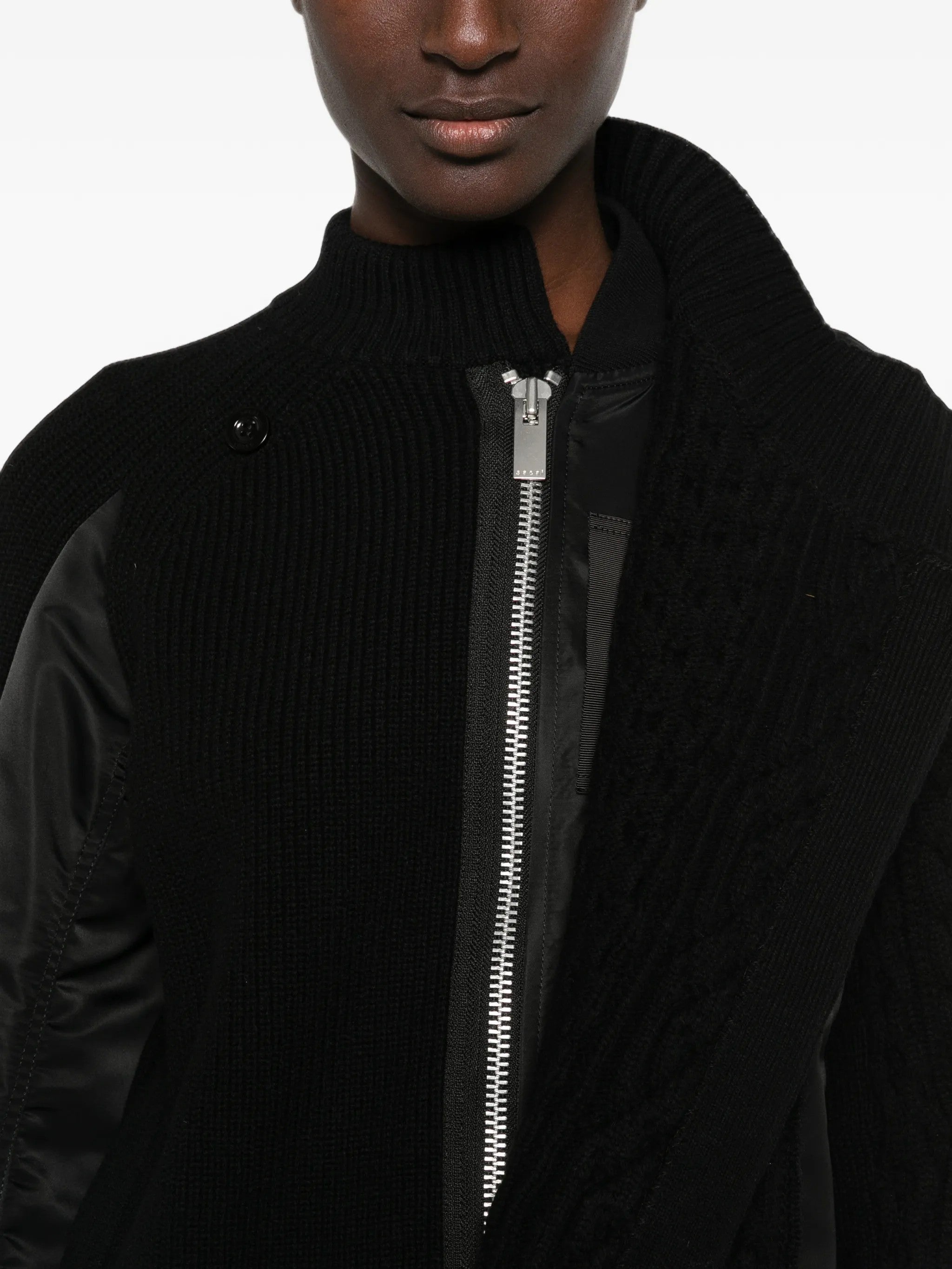 Sacai CAPPOTTI E PIUMINI Nero