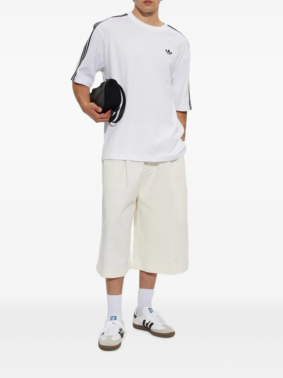 Adidas Originals PANTALONI Bianco